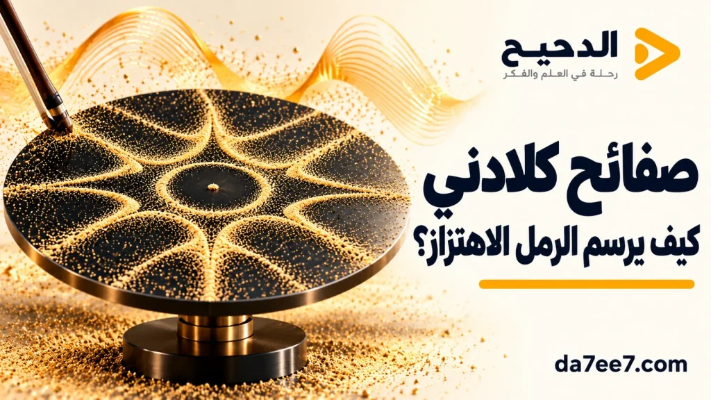 صفائح كلادني: كيف يرسم الرمل أثر الاهتزاز؟